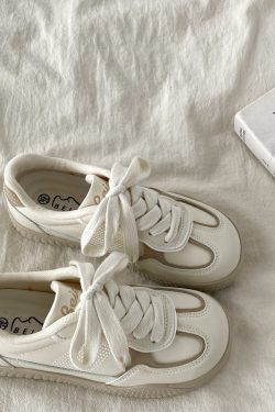 Pink Niche Design Training Board Shoes for Women - Casual Sports Shoes for Spring and Autumn 2025, Trendy Little White Sneakers