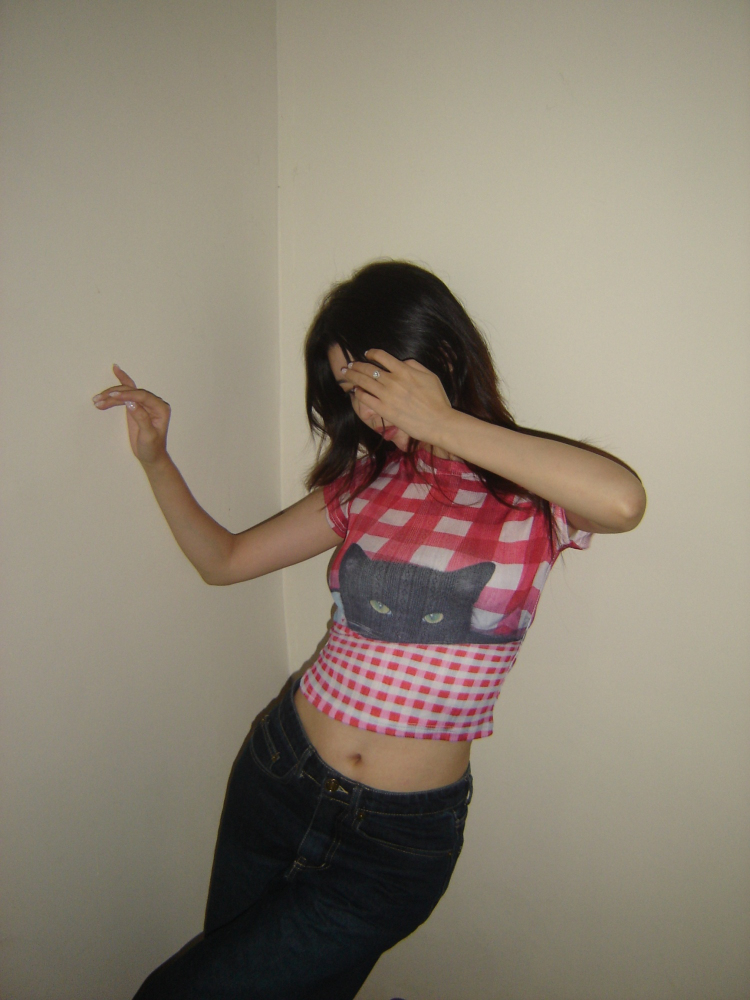 Plaid Cat Vintage Print Short Sleeve T-Shirt for Women - 2025 Summer American Hot Girl Style, Trendy Y2K Fashion Plaid Cat Vintage Print Short Sleeve T-Shirt for Women - 2025 Summer American Hot Girl Style, Trendy Y2K Fashion