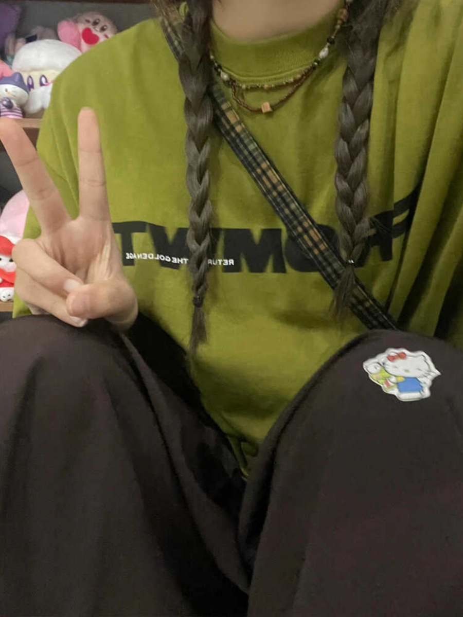 Plus-Size American Retro Cotton Short-Sleeve T-Shirt for Women, Loose-Fitting, Flattering for Petite Figures, Versatile Mid-Length Top Plus-Size American Retro Cotton Short-Sleeve T-Shirt for Women, Loose-Fitting, Flattering for Petite Figures, Versatile Mid-Length Top