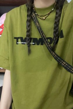 Plus-Size American Retro Cotton Short-Sleeve T-Shirt for Women, Loose-Fitting, Flattering for Petite Figures, Versatile Mid-Length Top