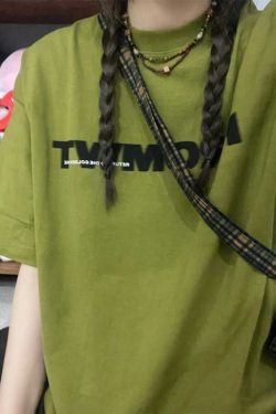 Plus-Size American Retro Cotton Short-Sleeve T-Shirt for Women, Loose-Fitting, Flattering for Petite Figures, Versatile Mid-Length Top