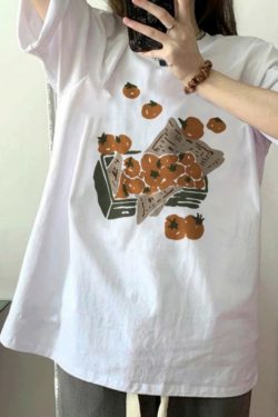 Plus-Size American Retro Cotton Short-Sleeve T-Shirt for Women, Unique Chic Loose Half-Sleeve Top, Hong Kong Style, Casual Fashion