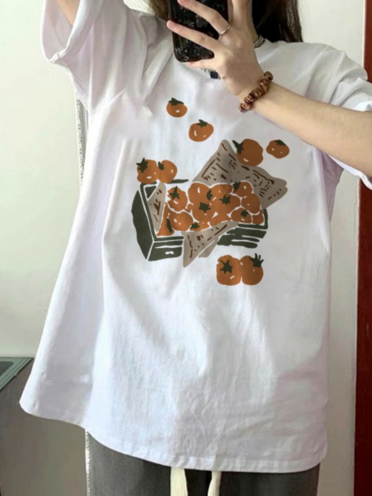 Plus-Size American Retro Cotton Short-Sleeve T-Shirt for Women, Unique Chic Loose Half-Sleeve Top, Hong Kong Style, Casual Fashion Plus-Size American Retro Cotton Short-Sleeve T-Shirt for Women, Unique Chic Loose Half-Sleeve Top, Hong Kong Style, Casual Fashion