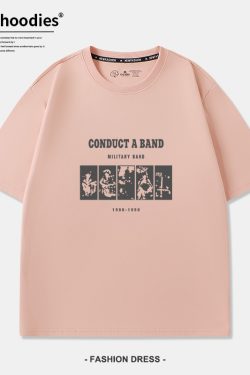 Plus-Size American Retro Hamburger Graphic T-Shirt - Trendy Oversized Unisex Short Sleeve for Couples