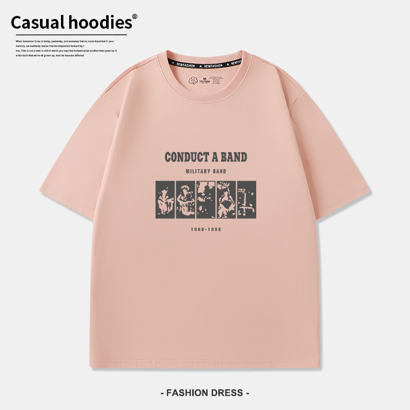 Plus-Size American Retro Hamburger Graphic T-Shirt - Trendy Oversized Unisex Short Sleeve for Couples Plus-Size American Retro Hamburger Graphic T-Shirt - Trendy Oversized Unisex Short Sleeve for Couples