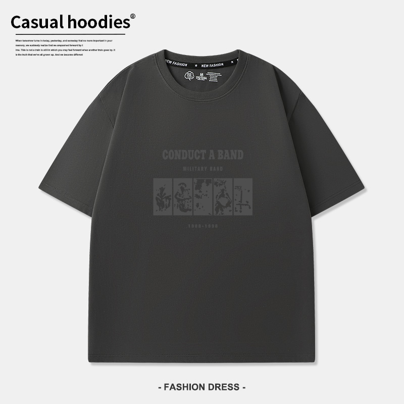 Plus-Size American Retro Hamburger Graphic T-Shirt - Trendy Oversized Unisex Short Sleeve for Couples Plus-Size American Retro Hamburger Graphic T-Shirt - Trendy Oversized Unisex Short Sleeve for Couples