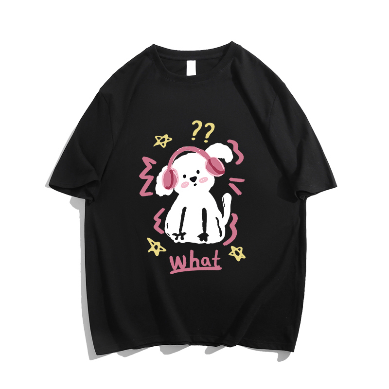 Plus Size American Retro High Street Short Sleeve T-Shirt for Women - Loose Fit, Chic Hong Kong Style, Niche Design Plus Size American Retro High Street Short Sleeve T-Shirt for Women - Loose Fit, Chic Hong Kong Style, Niche Design