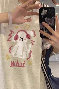 Plus Size American Retro High Street Short Sleeve T-Shirt for Women - Loose Fit, Chic Hong Kong Style, Niche Design