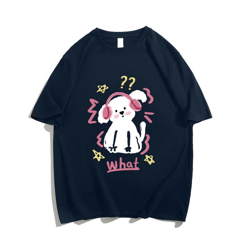 Plus Size American Retro High Street Short Sleeve T-Shirt for Women - Loose Fit, Chic Hong Kong Style, Niche Design Plus Size American Retro High Street Short Sleeve T-Shirt for Women - Loose Fit, Chic Hong Kong Style, Niche Design