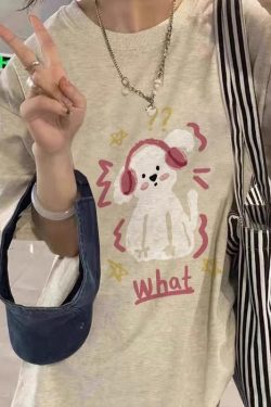 Plus Size American Retro High Street Short Sleeve T-Shirt for Women - Loose Fit, Chic Hong Kong Style, Niche Design