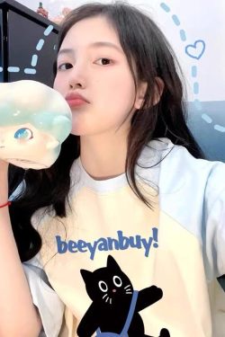 Plus Size American Retro Loose Fit Pure Cotton Raglan Short Sleeve T-Shirt for Women - Chic Summer Dopamine Outfit