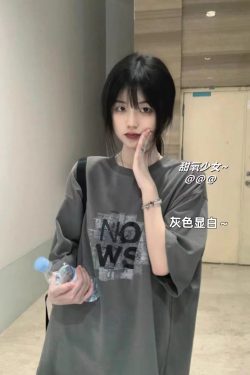 Plus-Size American Retro Loose Oversized Short Sleeve T-Shirt for Women – Pure Cotton Vintage-Inspired Top