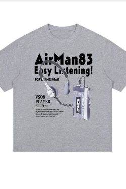 Plus Size American Retro Oversized Cotton Short Sleeve T-Shirt for Women - Loose Fit Casual Couple Top