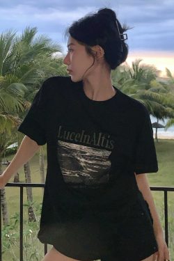 Plus-Size American Retro Oversized Cotton Short-Sleeve T-Shirt for Women - Summer 2025 Trendy Loose Fit Top