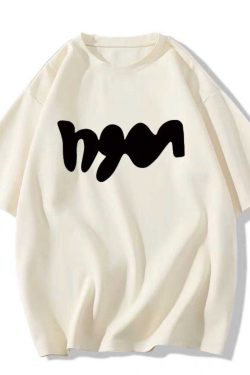 Plus Size American Retro Oversized Summer Loose Cotton Short Sleeve T-Shirt for Women - Casual Vintage Style Top