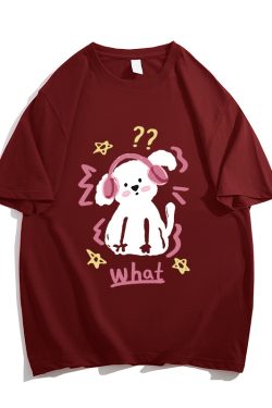 Plus Size American Retro Rose Red Short Sleeve T-Shirt for Women, Trendy Loose Fit, Niche Couple Outfit, Y2K Style.