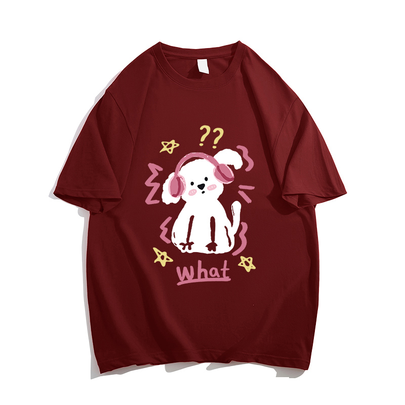 Plus Size American Retro Rose Red Short Sleeve T-Shirt for Women, Trendy Loose Fit, Niche Couple Outfit, Y2K Style. Plus Size American Retro Rose Red Short Sleeve T-Shirt for Women, Trendy Loose Fit, Niche Couple Outfit, Y2K Style.