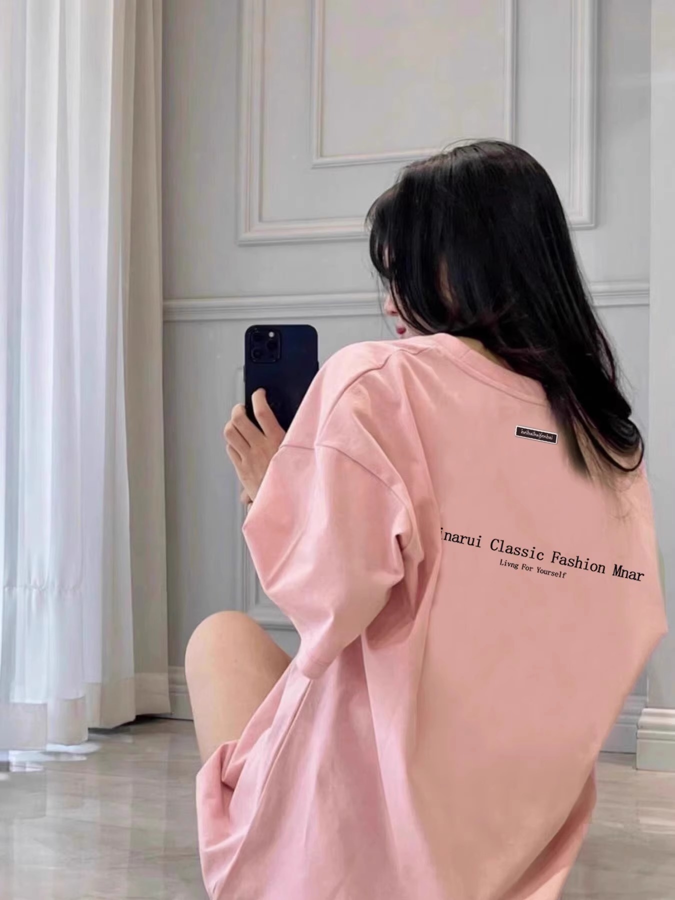 Plus Size American Style Loose Fit Cotton Letter T-Shirt for Women - Summer Short Sleeve Chic Hong Kong Style Top Plus Size American Style Loose Fit Cotton Letter T-Shirt for Women - Summer Short Sleeve Chic Hong Kong Style Top