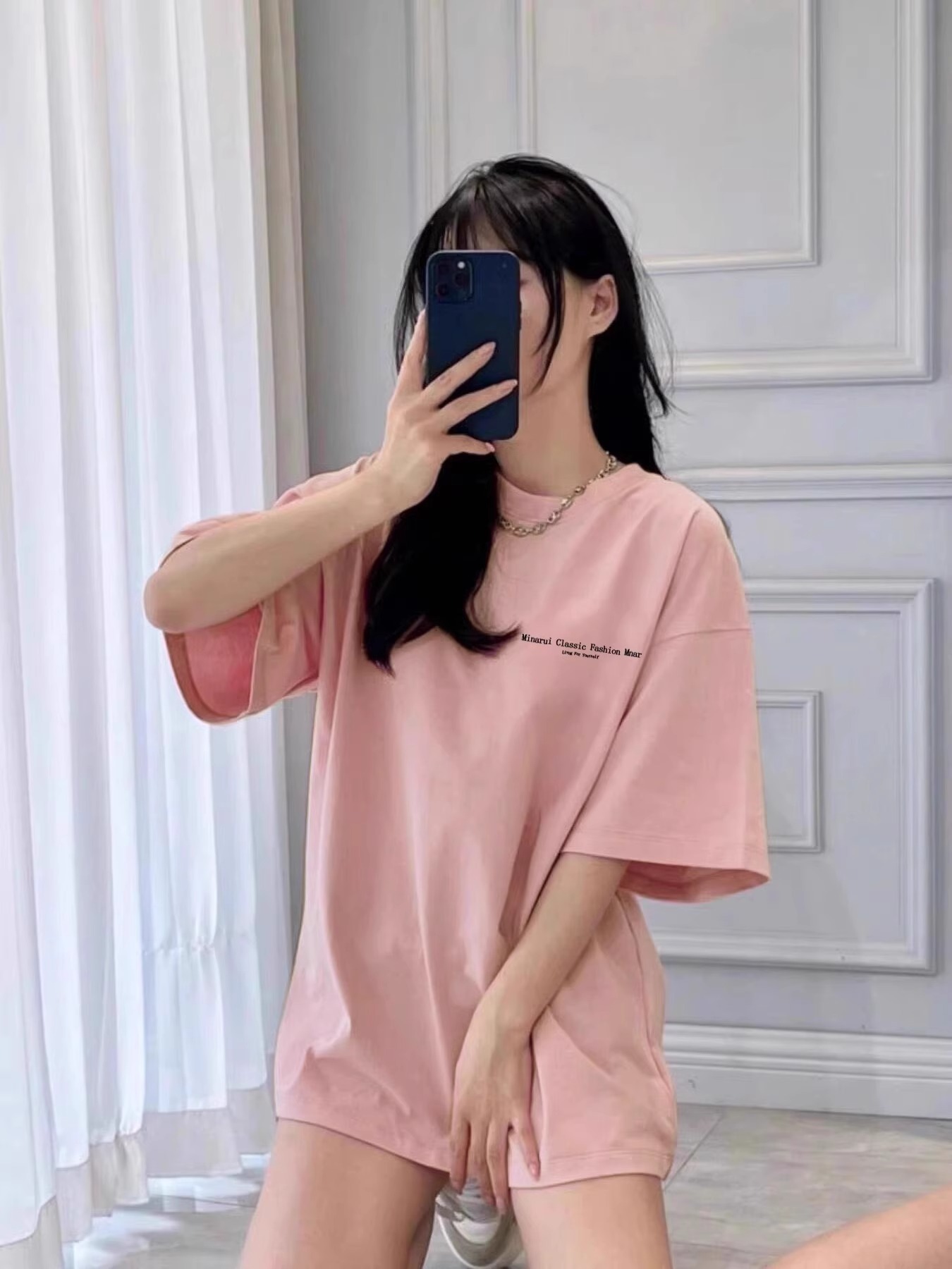 Plus Size American Style Loose Fit Cotton Letter T-Shirt for Women - Summer Short Sleeve Chic Hong Kong Style Top Plus Size American Style Loose Fit Cotton Letter T-Shirt for Women - Summer Short Sleeve Chic Hong Kong Style Top