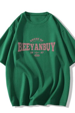 Plus Size Black Cotton Loose Fit Short Sleeve T-Shirt for Women - Trendy American Retro Style Top