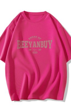 Plus Size Black Cotton Loose Fit Short Sleeve T-Shirt for Women - Trendy American Retro Style Top