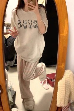 Plus Size Cartoon Fun Vintage Pure Cotton Short Sleeve T-Shirt for Couples - Unisex Loose Fit, Y2K Style, INS Trend