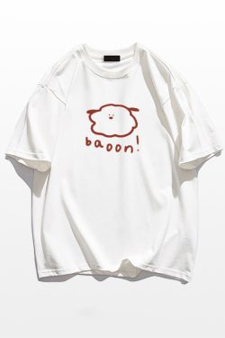 Plus Size Cotton Short Sleeve T-Shirt for Men and Women, American Retro Loose Fit Couples Tee, Casual Everyday Style