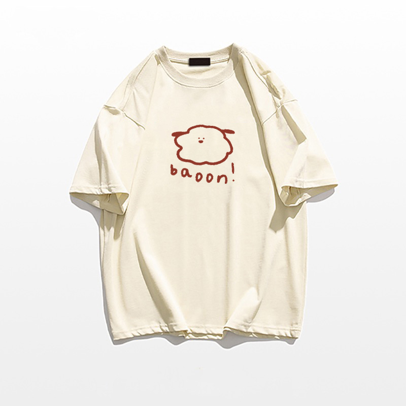 Plus Size Cotton Short Sleeve T-Shirt for Men and Women, American Retro Loose Fit Couples Tee, Casual Everyday Style Plus Size Cotton Short Sleeve T-Shirt for Men and Women, American Retro Loose Fit Couples Tee, Casual Everyday Style