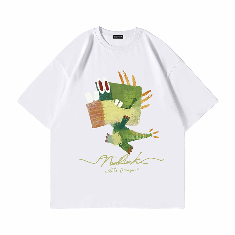 Plus Size Fun Cartoon Men's Trendy T-Shirt - Short Sleeve Summer Fashion for Big Size Men, 5-Point Sleeve Style Plus Size Fun Cartoon Men's Trendy T-Shirt - Short Sleeve Summer Fashion for Big Size Men, 5-Point Sleeve Style