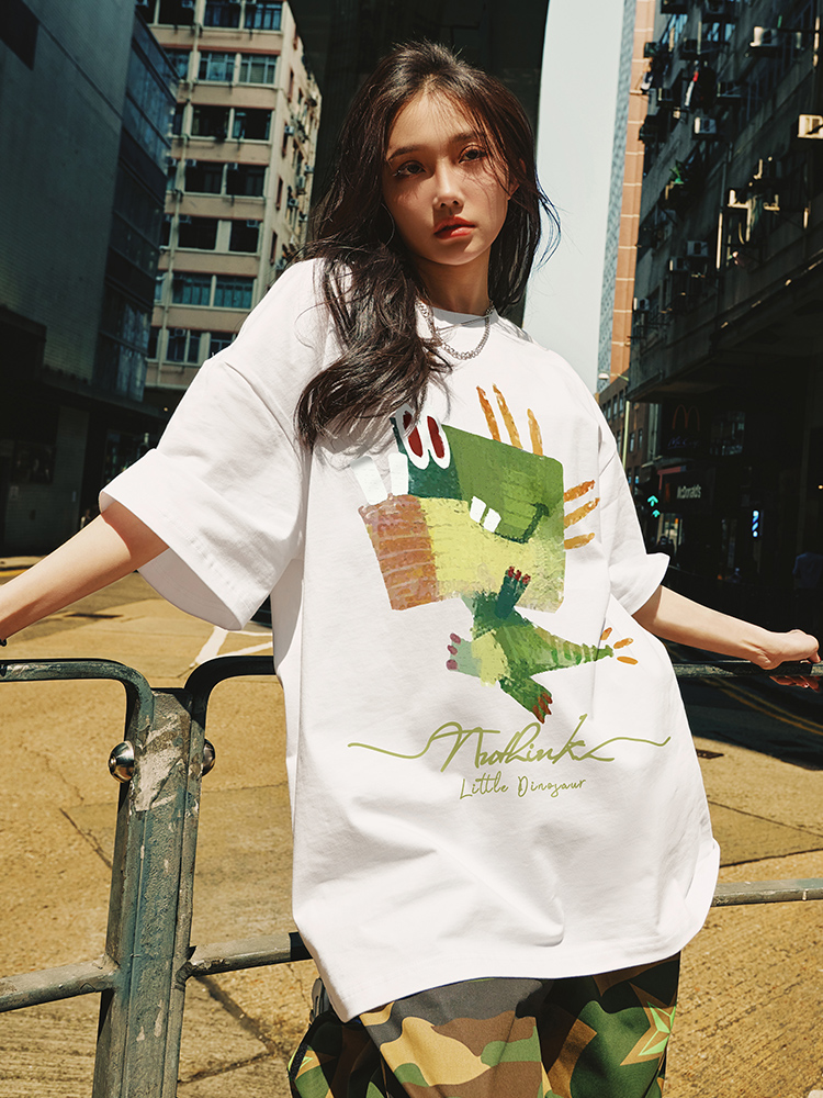 Plus Size Fun Cartoon Men's Trendy T-Shirt - Short Sleeve Summer Fashion for Big Size Men, 5-Point Sleeve Style Plus Size Fun Cartoon Men's Trendy T-Shirt - Short Sleeve Summer Fashion for Big Size Men, 5-Point Sleeve Style