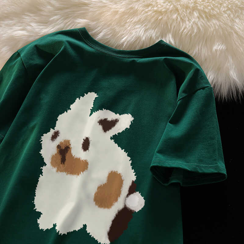 Plus Size Gray Floral Short Sleeve T-Shirt for Women - American Style Loose Fit Cotton Top for Summer Fashion Plus Size Gray Floral Short Sleeve T-Shirt for Women - American Style Loose Fit Cotton Top for Summer Fashion