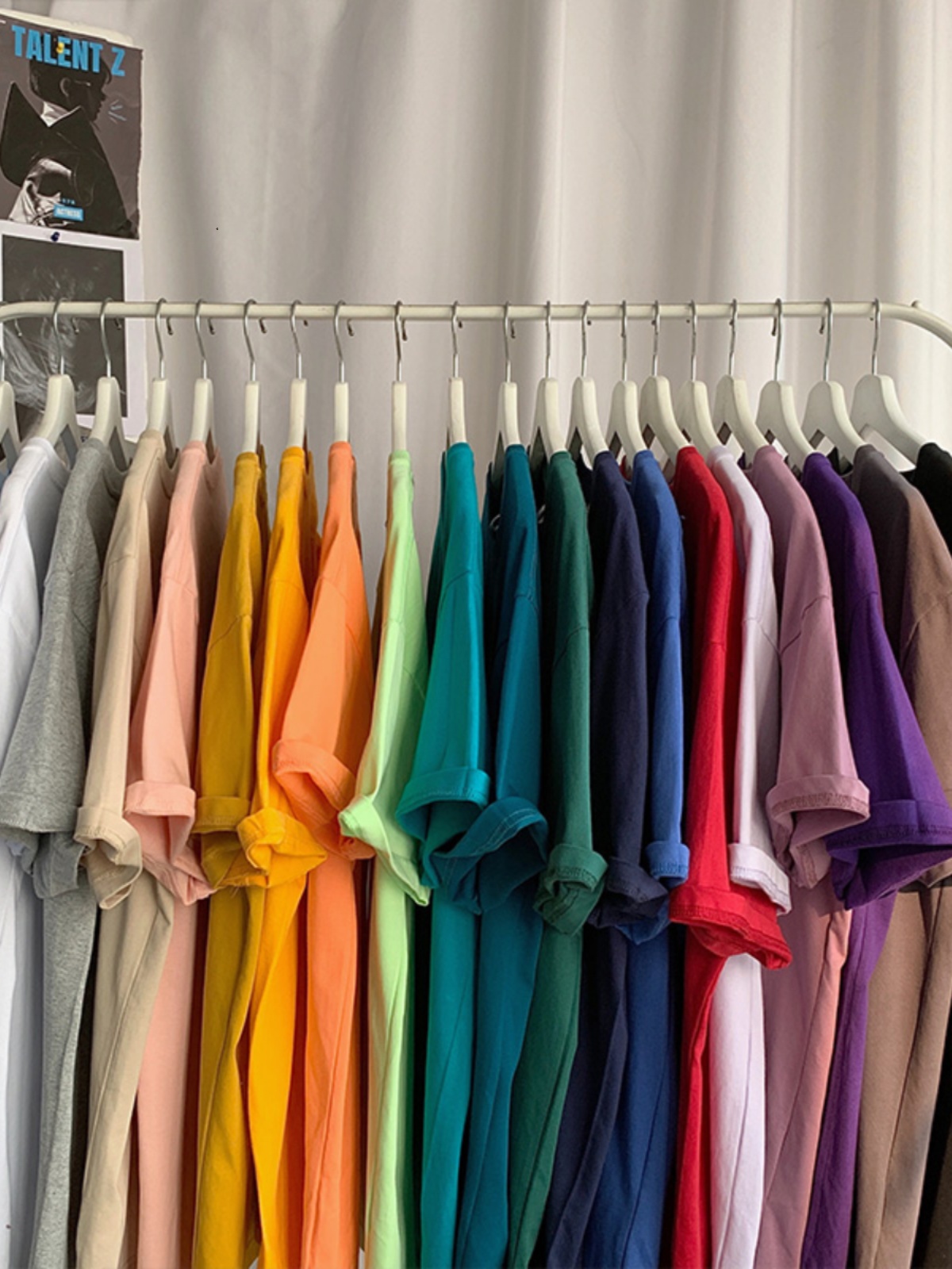 Plus Size Heavyweight Pure Cotton Short Sleeve T-Shirt for Women - Solid Color Unisex Base Tee, Perfect for Couple Outfits Plus Size Heavyweight Pure Cotton Short Sleeve T-Shirt for Women - Solid Color Unisex Base Tee, Perfect for Couple Outfits