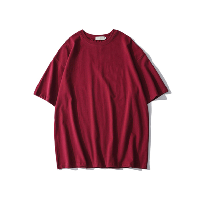 Plus Size Heavyweight Pure Cotton Short Sleeve T-Shirt for Women - Solid Color Unisex Base Tee, Perfect for Couple Outfits Plus Size Heavyweight Pure Cotton Short Sleeve T-Shirt for Women - Solid Color Unisex Base Tee, Perfect for Couple Outfits