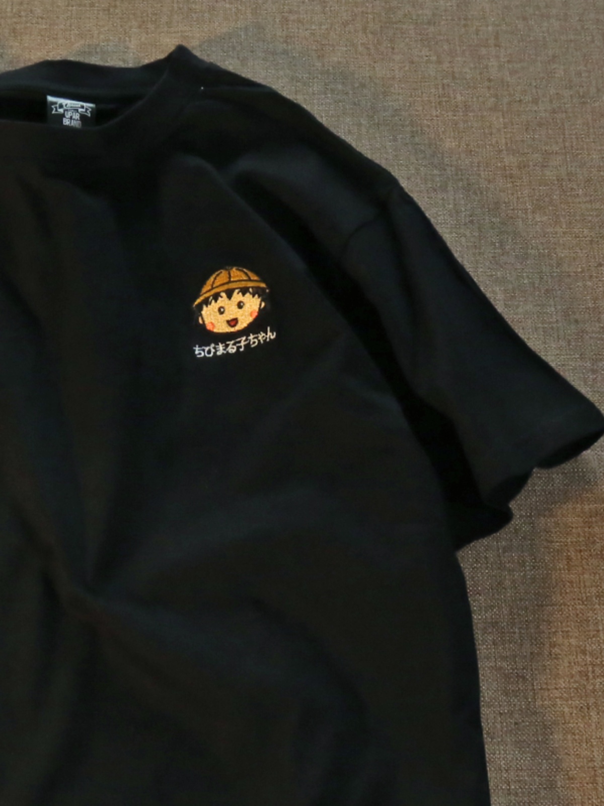 Plus Size Japanese Cartoon Chibi Maruko-chan Graphic T-Shirt for Couples - Soft Cotton Short Sleeve Tee Plus Size Japanese Cartoon Chibi Maruko-chan Graphic T-Shirt for Couples - Soft Cotton Short Sleeve Tee