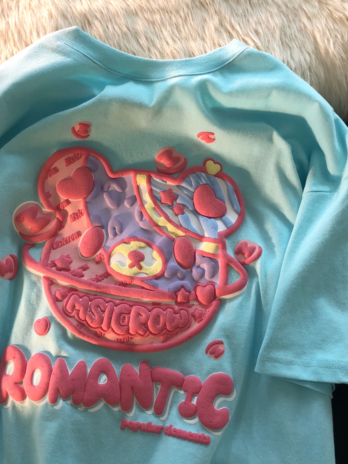 Plus-Size Japanese Retro Tulip Short-Sleeve T-Shirt for Men and Women, Loose-Fitting Pure Cotton Summer Top, Y2K Style Plus-Size Japanese Retro Tulip Short-Sleeve T-Shirt for Men and Women, Loose-Fitting Pure Cotton Summer Top, Y2K Style