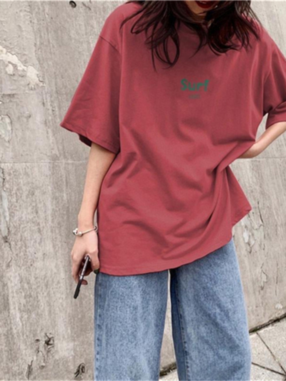 Plus Size Korean Style Loose Short Sleeve T-Shirt for Women, Harajuku Fashion, Cotton Half Sleeve Top, Trendy Y2K Ins Style Plus Size Korean Style Loose Short Sleeve T-Shirt for Women, Harajuku Fashion, Cotton Half Sleeve Top, Trendy Y2K Ins Style