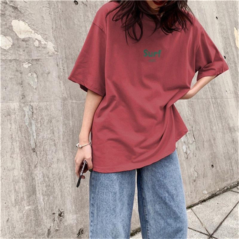 Plus Size Korean Style Loose Short Sleeve T-Shirt for Women, Harajuku Fashion, Cotton Half Sleeve Top, Trendy Y2K Ins Style Plus Size Korean Style Loose Short Sleeve T-Shirt for Women, Harajuku Fashion, Cotton Half Sleeve Top, Trendy Y2K Ins Style