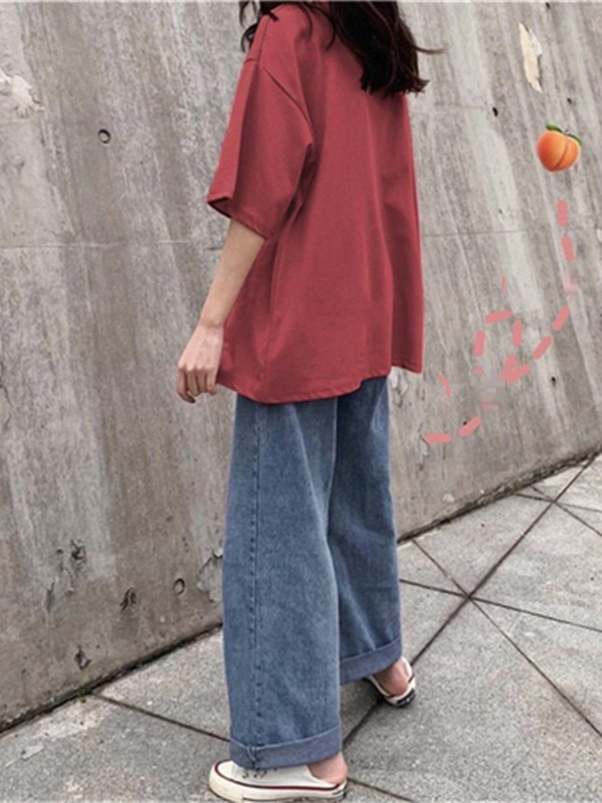 Plus Size Korean Style Loose Short Sleeve T-Shirt for Women, Harajuku Fashion, Cotton Half Sleeve Top, Trendy Y2K Ins Style Plus Size Korean Style Loose Short Sleeve T-Shirt for Women, Harajuku Fashion, Cotton Half Sleeve Top, Trendy Y2K Ins Style