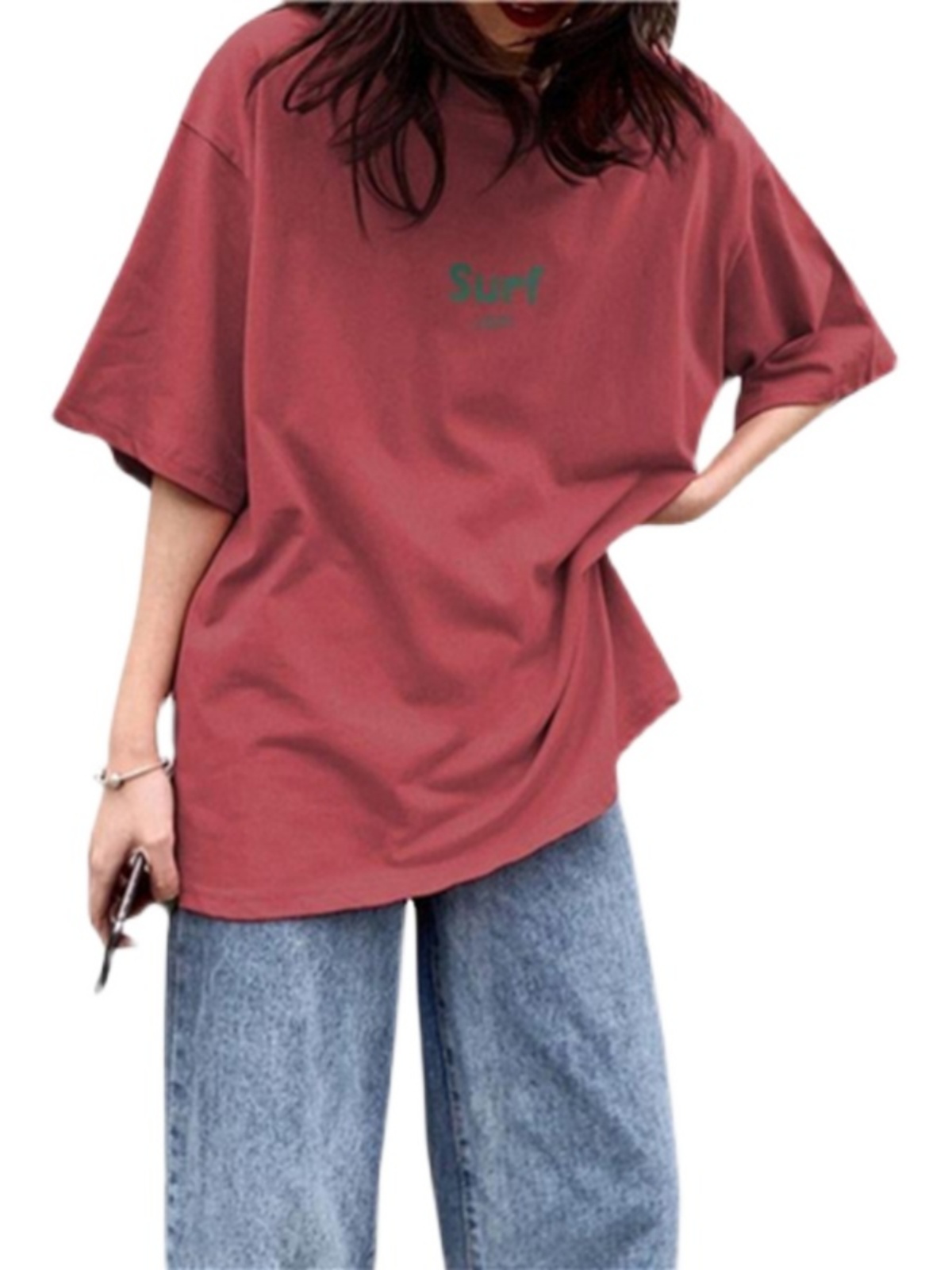 Plus Size Korean Style Loose Short Sleeve T-Shirt for Women, Harajuku Fashion, Cotton Half Sleeve Top, Trendy Y2K Ins Style Plus Size Korean Style Loose Short Sleeve T-Shirt for Women, Harajuku Fashion, Cotton Half Sleeve Top, Trendy Y2K Ins Style