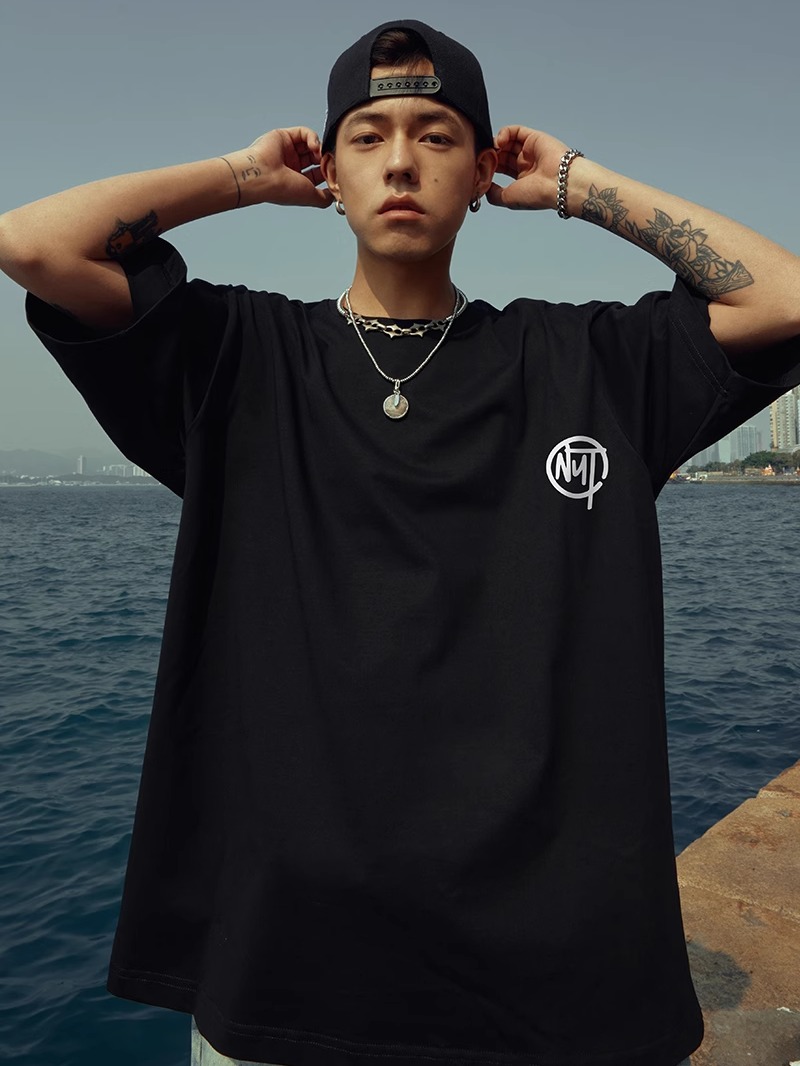 Plus Size Loose Fit Short Sleeve T-Shirt for Men - Trendy Summer Fashion, National Style, Comfortable Big Size Tee Plus Size Loose Fit Short Sleeve T-Shirt for Men - Trendy Summer Fashion, National Style, Comfortable Big Size Tee