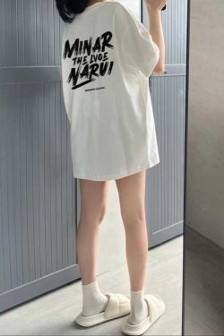 Plus Size Loose-Fit White Cotton Short Sleeve T-Shirt for Women - European Style American Retro Top