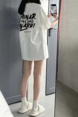 Plus Size Loose-Fit White Cotton Short Sleeve T-Shirt for Women - European Style American Retro Top