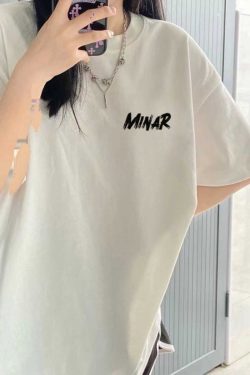 Plus Size Loose-Fit White Cotton Short Sleeve T-Shirt for Women - European Style American Retro Top