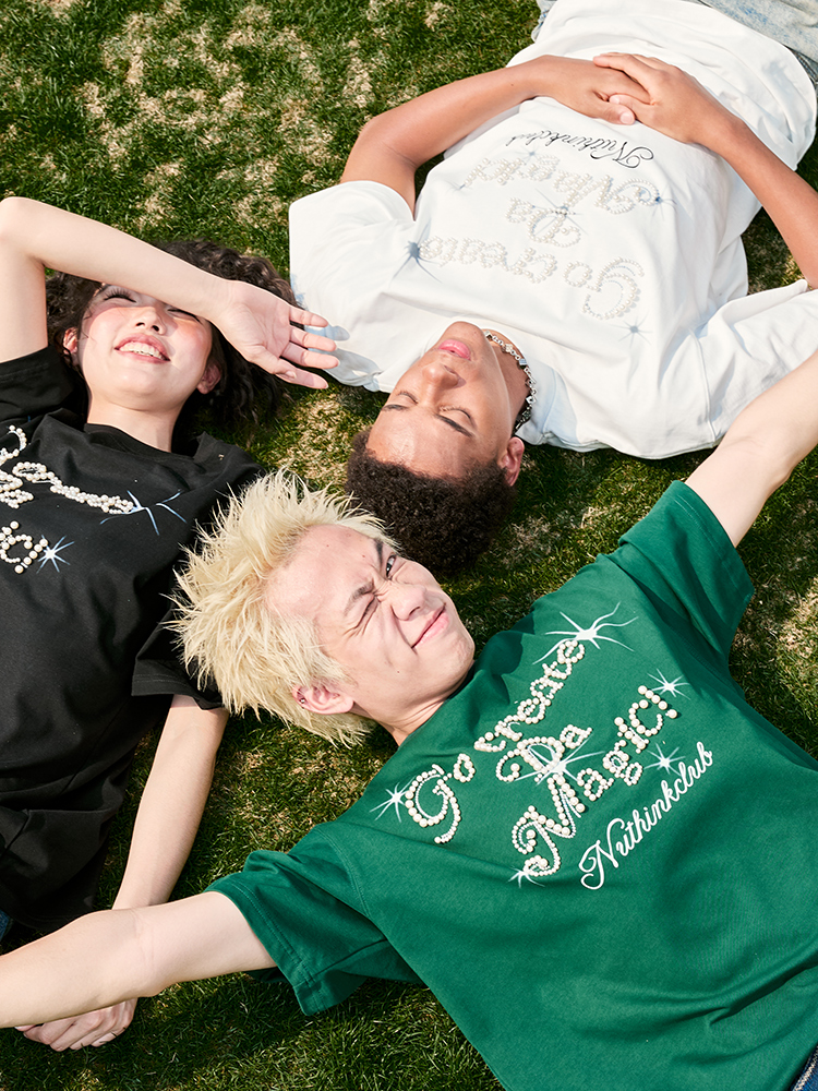 Plus Size Loose Pearl Letter Short Sleeve T-Shirt - American Vintage Unisex Summer Style 2025, Trendy Casual Wear for Y2K Fashion Plus Size Loose Pearl Letter Short Sleeve T-Shirt - American Vintage Unisex Summer Style 2025, Trendy Casual Wear for Y2K Fashion