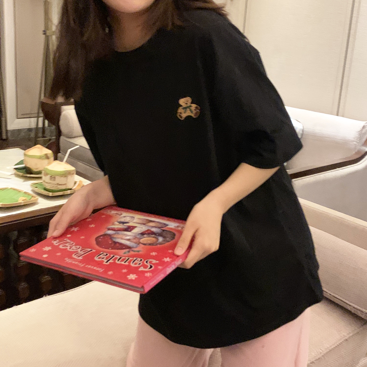 Plus Size Oversized Cotton Short Sleeve T-Shirt for Women, Loose Hong Kong Style Unisex Tee with Five-Point Sleeves, Casual Fashion Plus Size Oversized Cotton Short Sleeve T-Shirt for Women, Loose Hong Kong Style Unisex Tee with Five-Point Sleeves, Casual Fashion