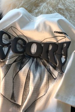 Plus Size Oversized Cotton T-Shirt for Couples - Trendy Casual Style for Plus-Size Women