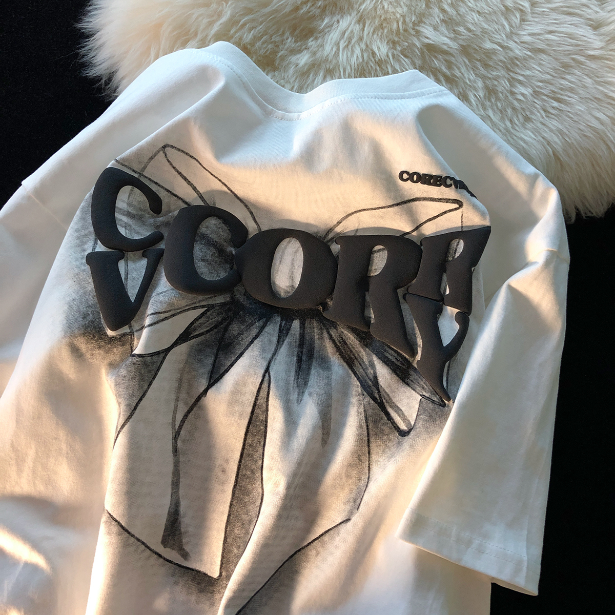 Plus Size Oversized Cotton T-Shirt for Couples - Trendy Casual Style for Plus-Size Women Plus Size Oversized Cotton T-Shirt for Couples - Trendy Casual Style for Plus-Size Women