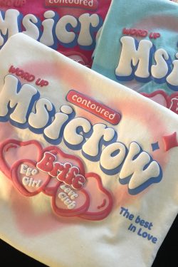 Plus Size Oversized Love Letter Short Sleeve Cotton T-Shirt for Couples - Casual Chic, Everyday Wear