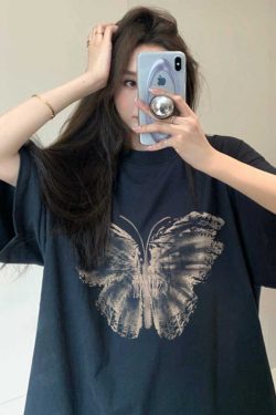 Plus Size Oversized Retro American Short Sleeve T-Shirt for Women - Trendy Loose Mid-Length Top