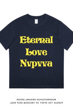 Plus Size Oversized Retro American Style Pure Cotton Short Sleeve T-Shirt for Men and Women - Trendy Hong Kong Chic